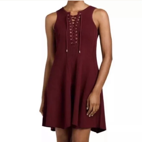 ronny kobo dress burgundy JEN DRESS WINTERBERRY / S